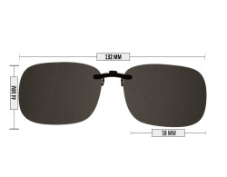 Clip-on Standart TZ60 Füme - 