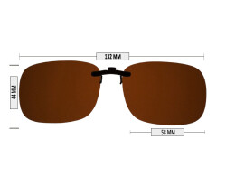 Clip-on Standart TZ60 Kahve - 