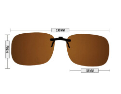 Clip-on Standart TZ61 KAHVE - 