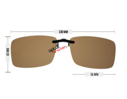 Clip-on Standart TZ74 Kahve - 