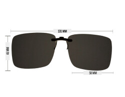 Clip-on Standart TZ75 Füme - 