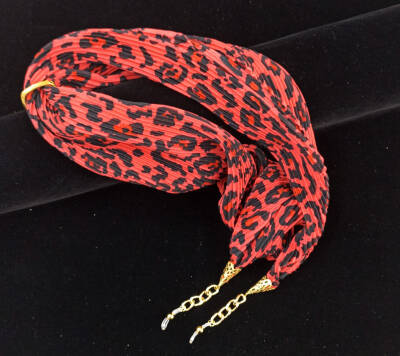 Fular Altın Kızıl Leopar - 1