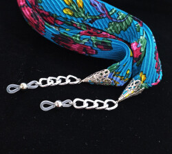 Fular Gümüş Berivan Mavi - 