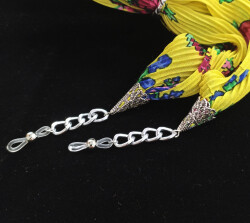 Fular Gümüş Berivan Sarı - 