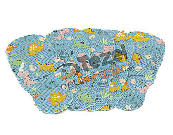 Göz Kapama Bezi Figürlü Mavi - (1)