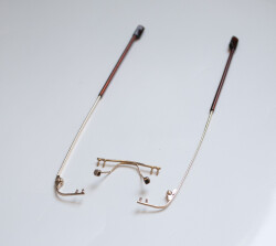 Gözlük Sapı Takımı Faset Gold - 