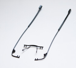 Gözlük Sapı Takımı Faset Siyah - 