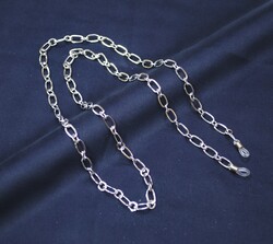 Zincir Elips Halka Gümüş - 