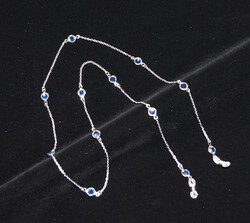 Zincir Midas Gümüş Mavi - 