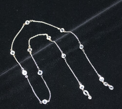 Zincir Midas Gümüş Şeffaf - 