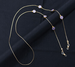 Zincir Üç Yıldız Mor - 