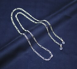 Zincir Figaro İnce Gümüş - 