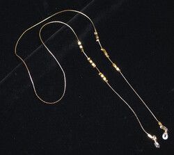 Zincir Lazer Prizma Altın - 