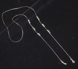 Zincir Lazer Top Gümüş - 