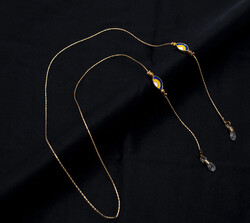 Zincir Nazar Sarı Altın - 