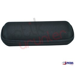 Kılıf Fermuarlı Optik - Bez Siyah - 