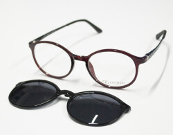 Klipsli Çerçeve Zarossi Prime BORDO - SİYAH - 