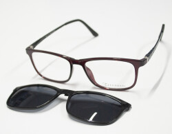 Klipsli Çerçeve Zarossi Prime BORDO - SİYAH - 