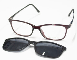 Klipsli Çerçeve Zarossi Prime BORDO - SİYAH - 