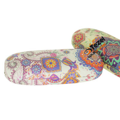 Metal Kutu Optik Deri Desenli - 2