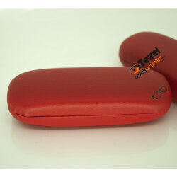 Metal Kutu Optik Deri Kırmızı - 