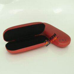 Metal Kutu Optik Deri Kırmızı - (1)