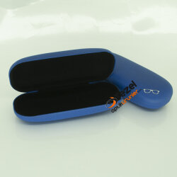 Metal Kutu Optik Deri Mavi - (1)