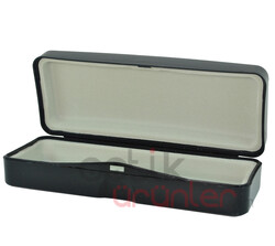 Plastik Kutu Optik Floklu Siyah - 