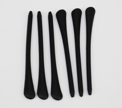 Sapucu Kısa Silikon 1.5mm Siyah - 