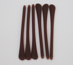 Sapucu Kısa Silikon Kahve 1.5mm - 