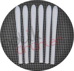 Sapucu Kısa Silikon Köşeli Şefaf Kalın - 