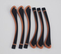 Sapucu Kısa Ultem Kahve Çift Renk Köşeli - 