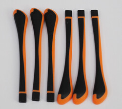 Sapucu Kısa Ultem Turuncu Çift Renk Köşeli - 