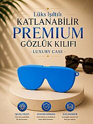 Silikon Gözlük Kılıfı Mavi - 