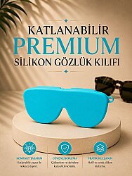 Silikon Gözlük Kılıfı Turkuaz - 
