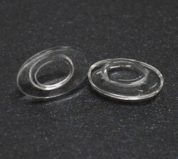 Silikon Plaket Titanyum Elips Büyük - 