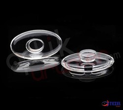 Silikon Plaket Titanyum Elips - 