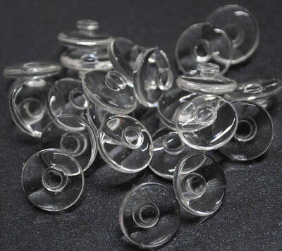 Silikon Plaket Titanyum Yuvarlak (Büyük) - 2