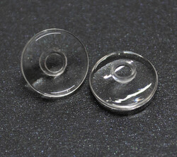 Silikon Plaket Titanyum Yuvarlak (Büyük) - 