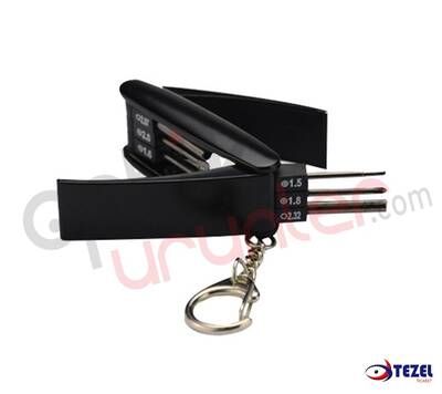 Tornavida Lüx Anahtarlıklı Set Siyah - 1