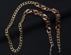 Zincir Baklalı Bordo - 1