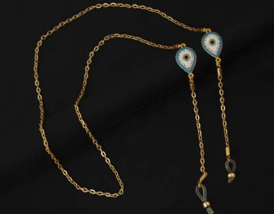 Zincir Nazarlık Damla Mavi - 1