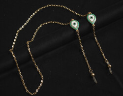 Zincir Nazarlık Damla Yeşil - 