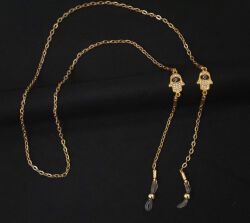 Zincir Hamsa Taşlı Altın - 