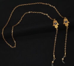 Zincir Hamsa Büyük Altın - 