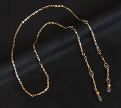 Zincir Nazarlık Antik Altın - 