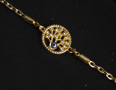 Zincir Nazarlık Hayat Ağacı Altın - 2