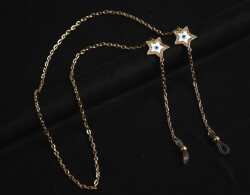 Zincir Nazarlık Yıldız Beyaz - 