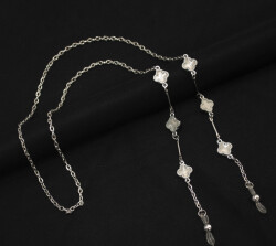 Zincir Van Cleef Gümüş Sedef - 