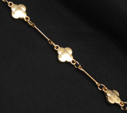 Zincir Van Cleef Yonca Altın - (1)